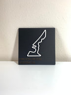 Race Track plaque art