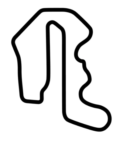Thunderhill Raceway 3 Mile Course Decal